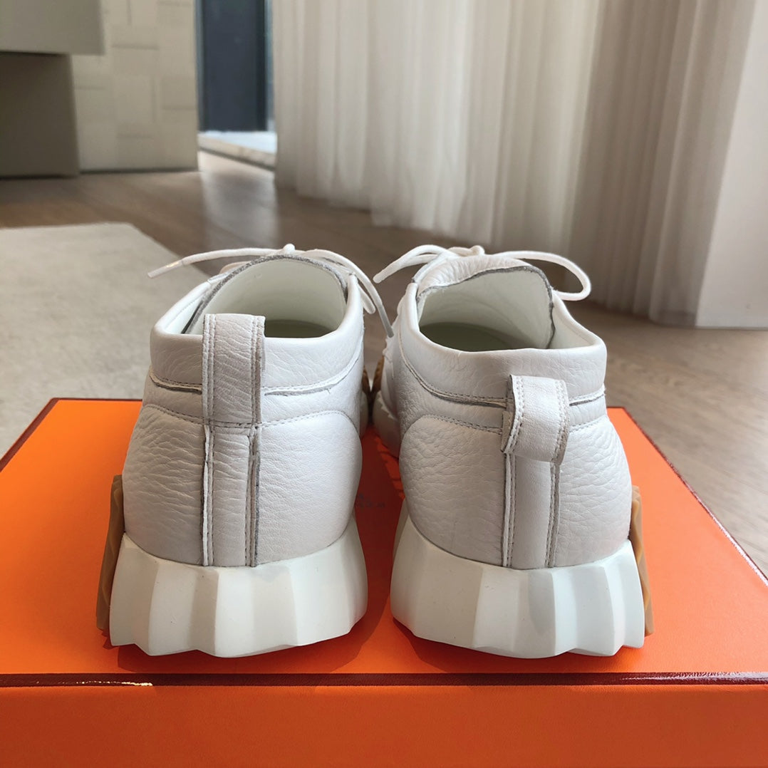 HM Men's Increase Sneaker White Cowhide 204372