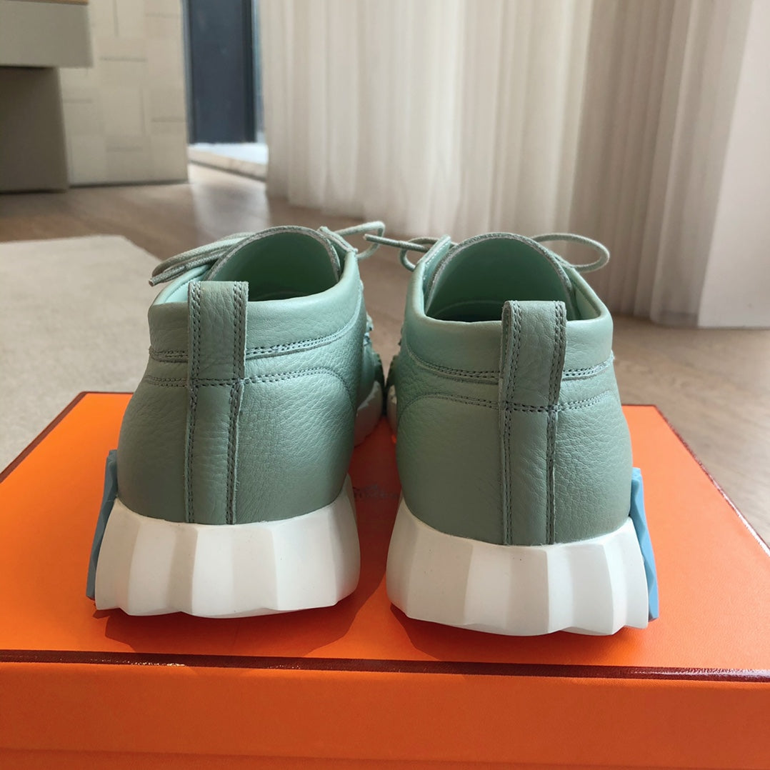 HM Men's Increase Sneaker Light Green Cowhide 204374