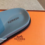 Empire Sandal Baby Blue Lambskin Suede Goatskin