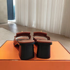 Ilot 50 Sandal Tan Calfskin
