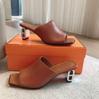 ICONIQUE 60 SANDAL CARAMEL CALFSKIN