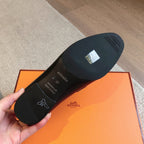 PARIS LOAFER BLACK MIX LIGHT GRAY CALFSKIN