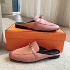 HM OZ Mule Pink Suede 756851
