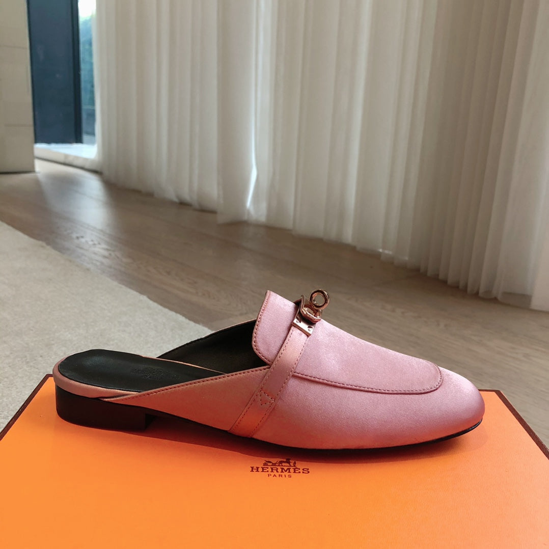 HM OZ Mule Pink Suede 756851