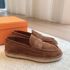 HM Trip Espadrille Dark Brown Suede