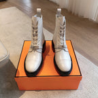 HM Funk Ankle Boot Grey Calfskin