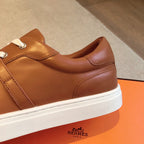 HM Day Sneaker White Mix Brown Lambskin 970889