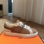 HM Day Sneaker White Mix Brown Lambskin 970889