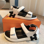 HM Junior Sandal White Mix Black Lambskin 970903