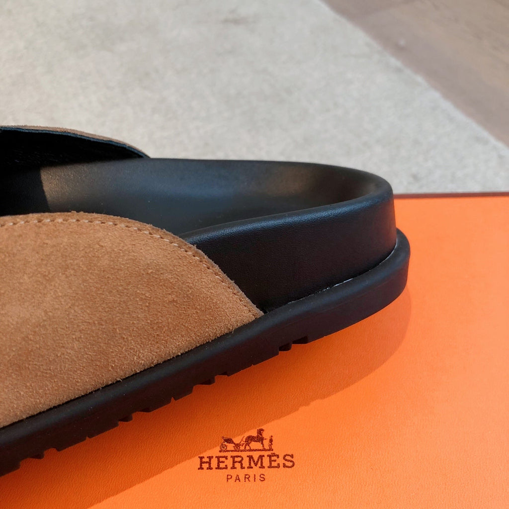 HM Men's 25 Johan Mule Light Brown Suede 582077