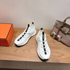 HM 25 Katana Sneaker White Brown Calfskin 353495