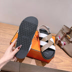 HM 25 Heracles Sandal White Nude Calfskin