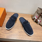 HM Men's 25 Likely Mule Navy Blue Suede 691643