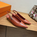 HM Lover Pump 40mm Brown Calfskin 429020