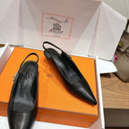 HM Lover Pump 40mm Black Calfskin 429023