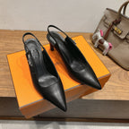 HM Lover Pump 80mm Black Calfskin 429025