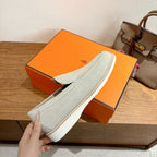 HM Impact Loafers Light Grey Suede 526170