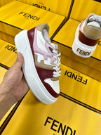 FENDI THICK- ED SNEAKER IN COLORFUL LAMBSKIN
