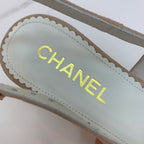 CC 26s Slingback 4.5cm Chain Khahi Suede 792605