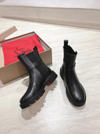 CL 25C Chelsea Booty Lug Black Calf Leather 167667