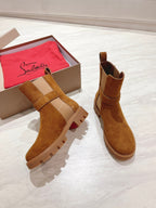 CL 25C Chelsea Booty Lug Amber Orange Suede 167679