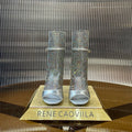 RC 25C High Heel Short Boots Mid-Tube Open-Toe Sandals Grey Sheepskin 174973