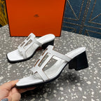 HM Lzzy 50 Sandal White Lambskin 962945