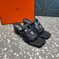 HM Lzzy 50 Sandal Black Cowhide 962956