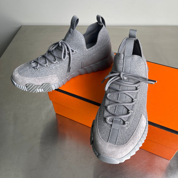 HM Men's 25 Lift Sneaker Grey Mesh Suede 703779