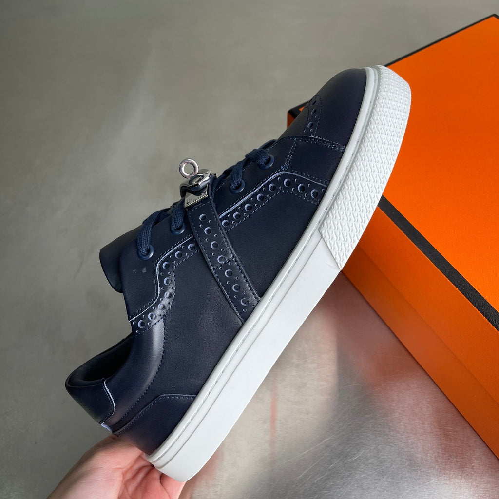 HM Men's Day Sneaker Navy Blue Lambskin 703791