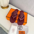 HM Mage Sandal Burgundy Lambskin 605909