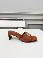 GG 2026 Early Spring Sandals Tan Brown Sheepskin 688533