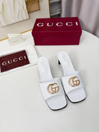 GG 2026 Early Spring Sandals White Sheepskin 688532