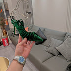 Jimmy 25 Slingback Pump Green Velvet 240090
