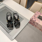 Jimmy 25 Jess Sandals Black Leather 240096