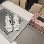 Jimmy 25 Jess Sandals White Leather 240097