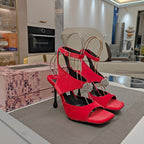Jimmy 25 Orb 100 Sandal Ruby Red Velvet 240020