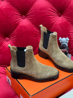 HM Findlay Ankle Boot Beige Light Brown Suede  969358