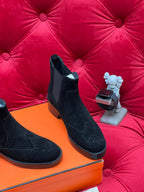 HM Findlay Ankle Boot Black Suede 969360