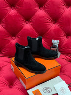 HM Findlay Ankle Boot Black Suede 969360