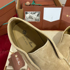 LP Open Walk Ankle Boot In Light Brown Suede 978060