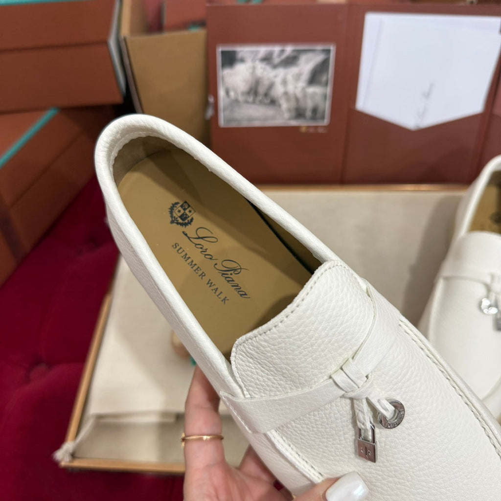LP 25C Summer Charms Walk Loafer White Calfskin 212599