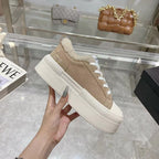 CC Sneaker Beige Suede Wool Lining