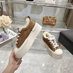 CC Sneaker Brown Suede Wool Lining