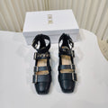 CD 25 Mary Jane Flat Calfskin and Suede 237989