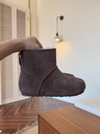 UGG Classic Femme Mini Boots Charred Mahogany Wool Suede 517908