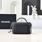 CC 25C Vanity Case 17 Black Caviar Leather 286273