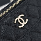 CC 25C Vanity Case 17 Black Caviar Leather 286273
