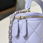 CC 26s Vanity Case Light Purple Quilted Lambskin 286290