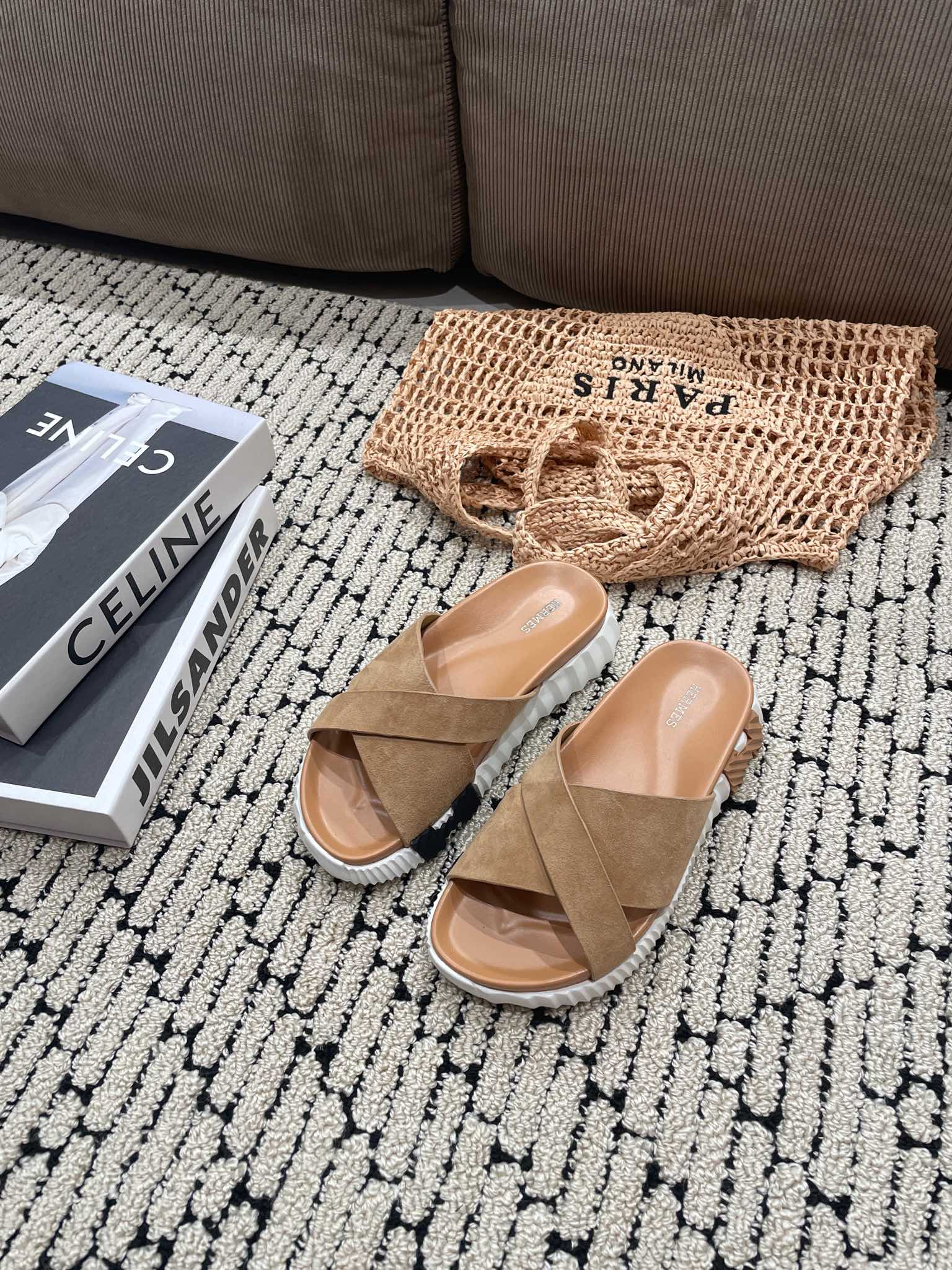 INFRA SANDAL PINK NUDE SUEDE